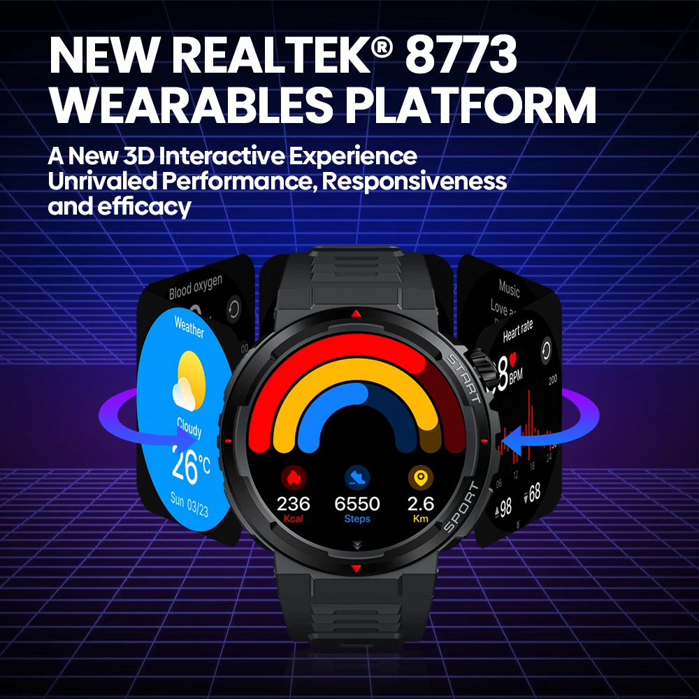 New Zeblaze Ares 3 Plus 1.43'' - đánh giá và giá Smartwatch X