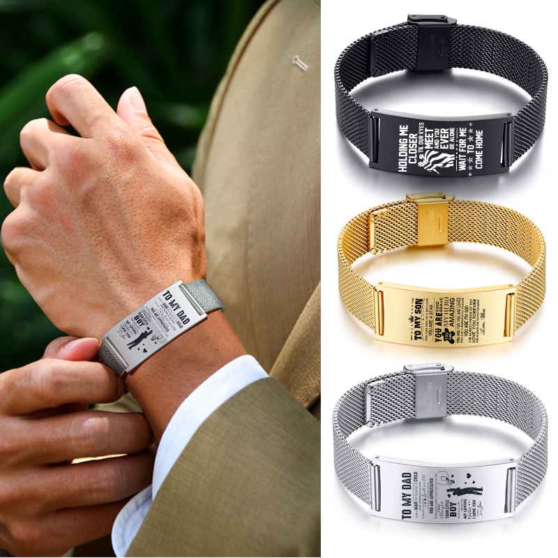 Men Bracelet Timeless Nature O - đánh giá và giá Stainless Mesh Band