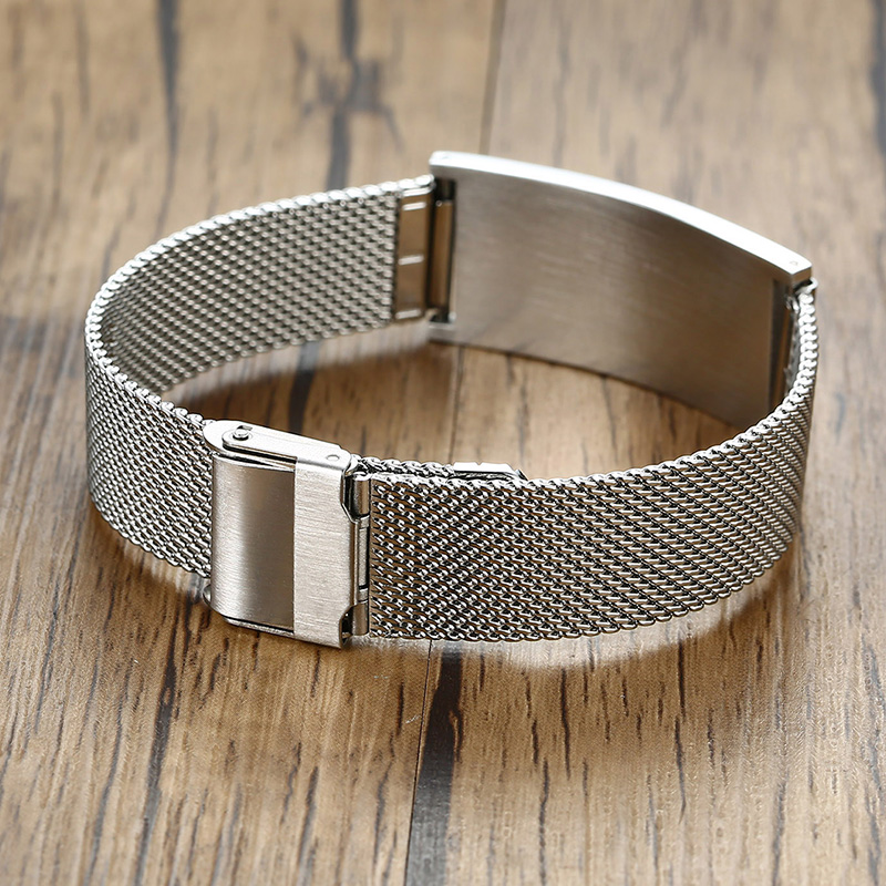 Men Bracelet Timeless Nature O - đánh giá và giá Stainless Mesh Band
