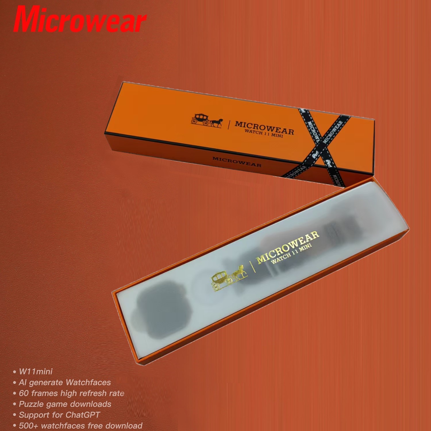 Microwear W11mini Smartwatch R - đánh giá và giá Smartwatch M Active