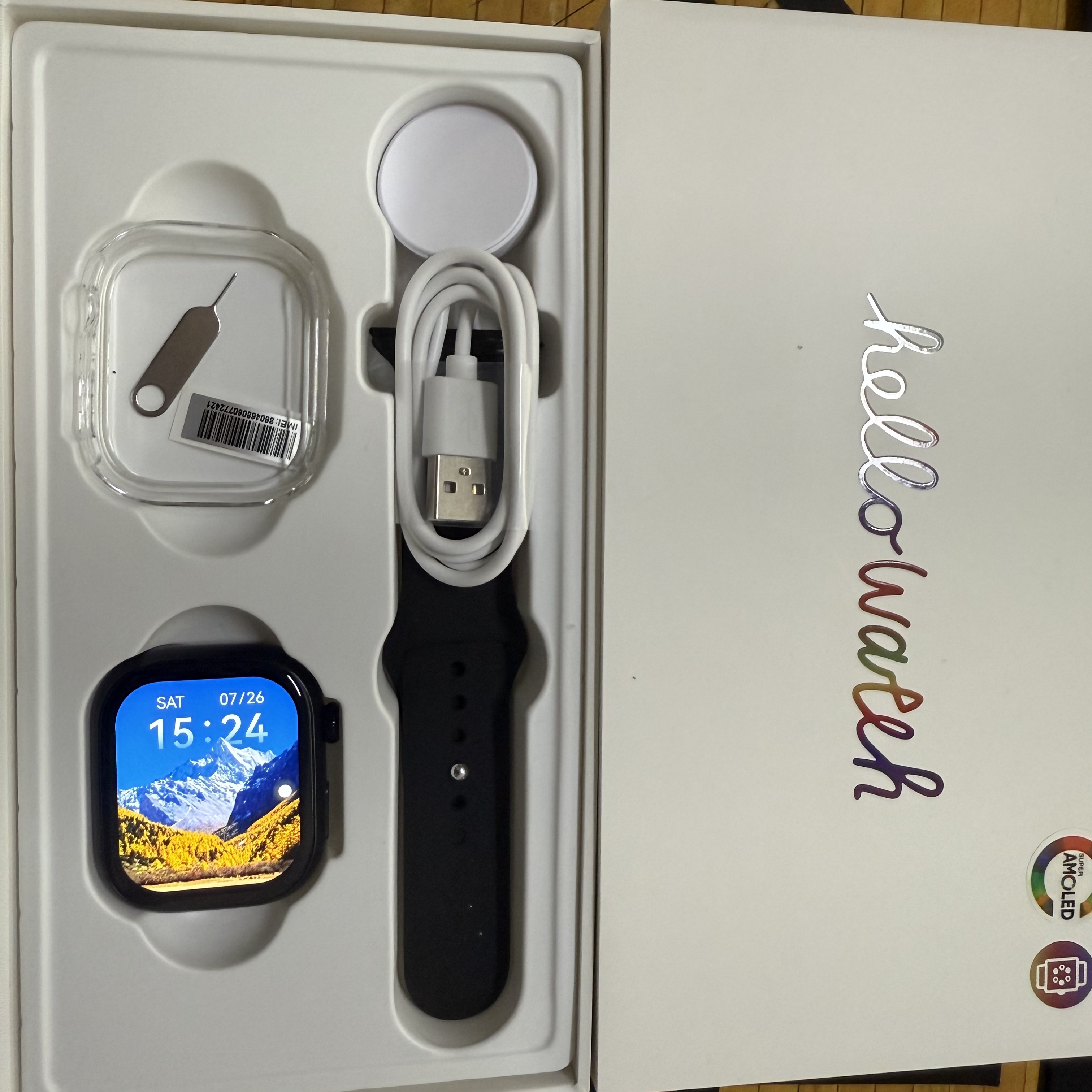 New VP69 2.39inch Amoled Andro - đánh giá và giá Smartwatch Id
