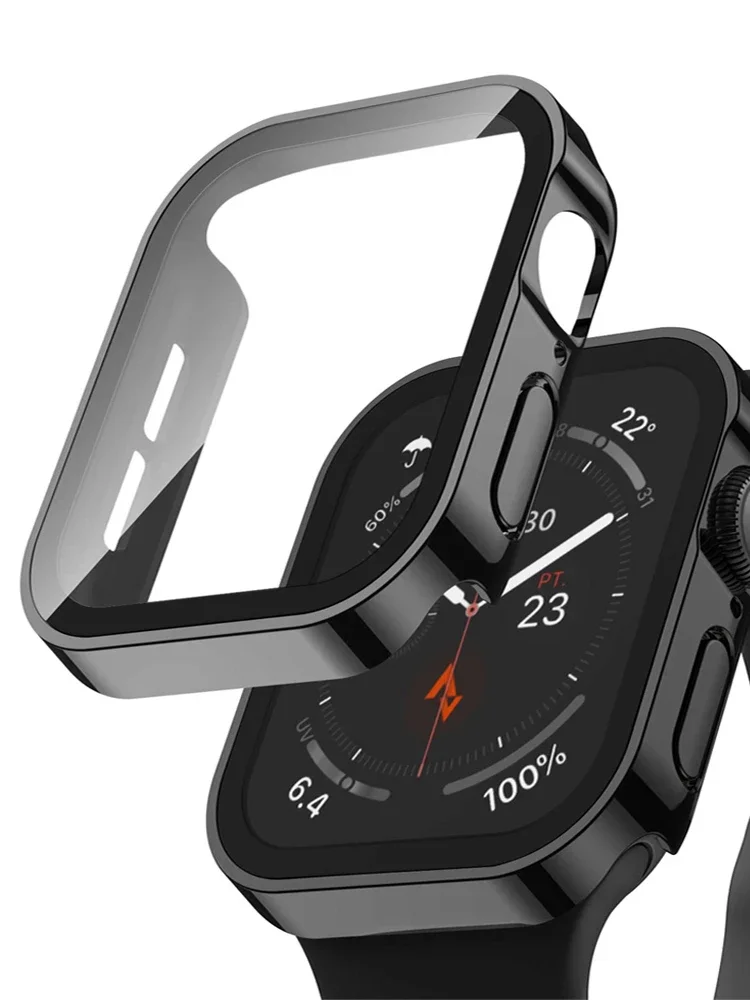 Glass+cover For Apple Watch ca - đánh giá và giá Smartwatch Watch Accessories For Women