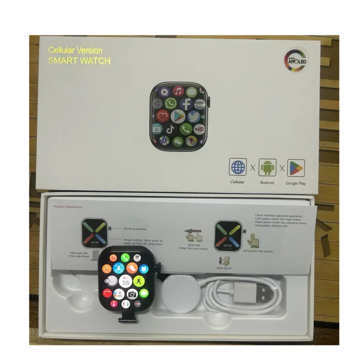 5G Android Smartwatch VP29 4G/ - đánh giá và giá Smartwatch Instagram