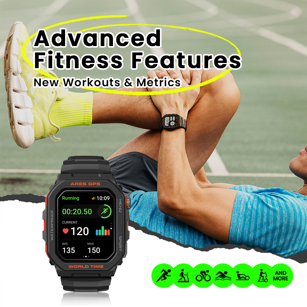 New Zeblaze Ares GPS Smart Wat - đánh giá và giá Smartwatch X