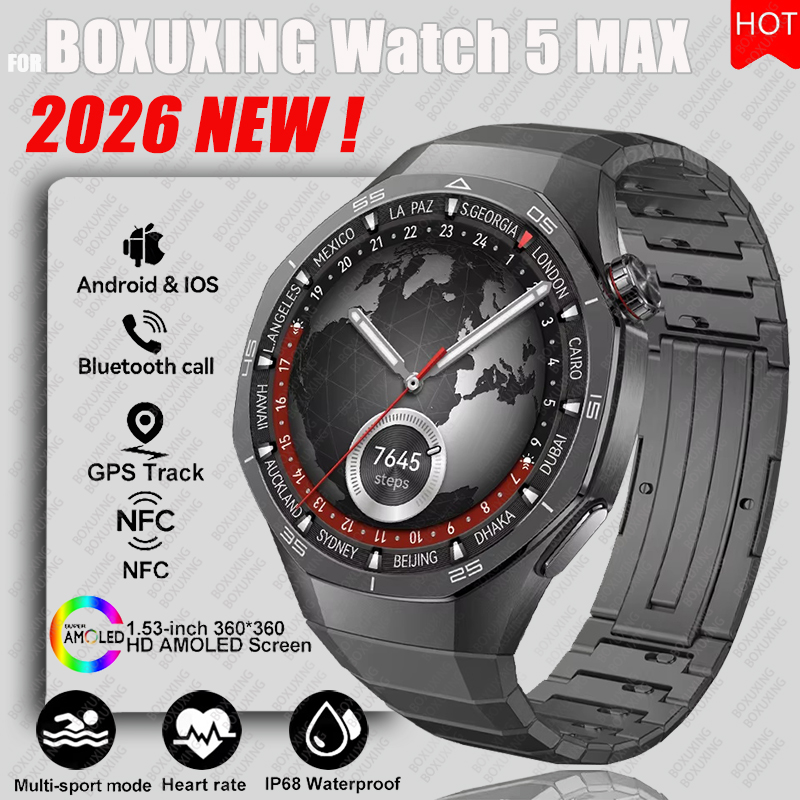2026 New BOXUXING Watch 5 MAX  - đánh giá và giá Smartwatch Instagram