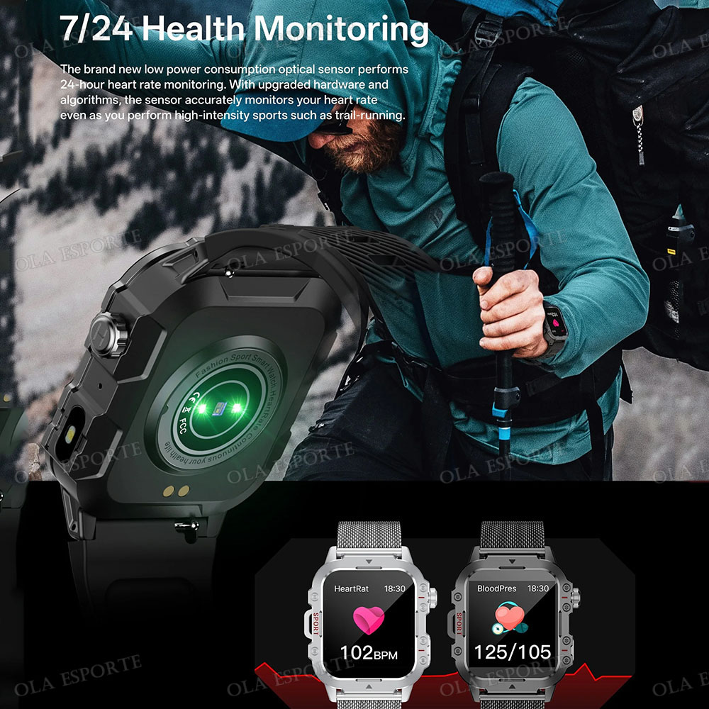 New Military Smart Watch Men I - đánh giá và giá Smartwatch X12