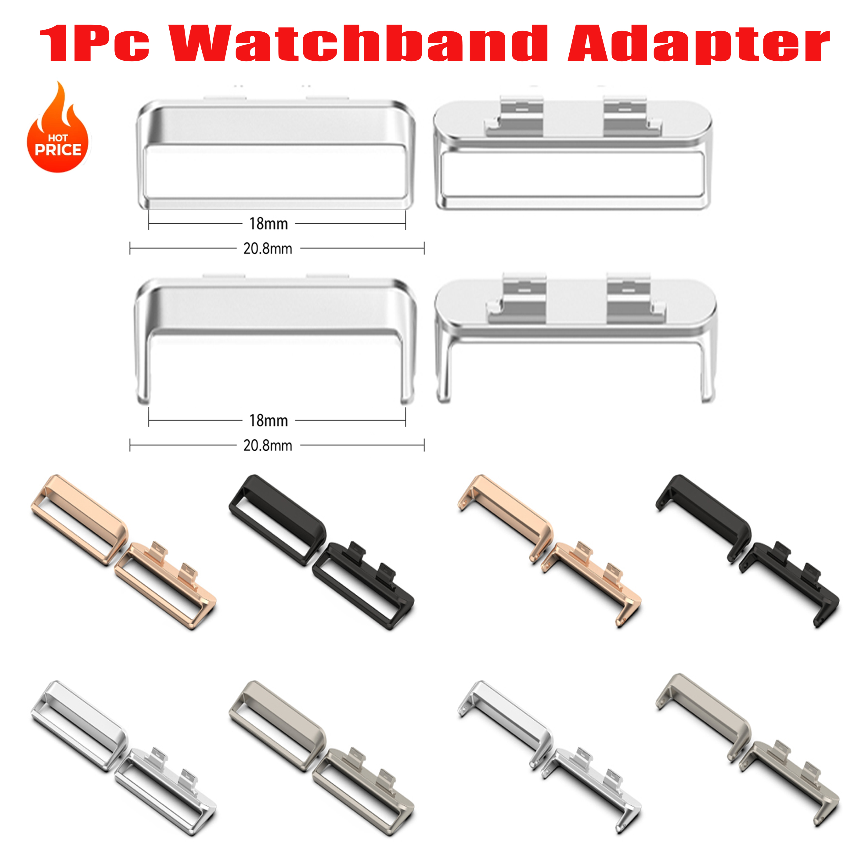18mm 1Pc Adapter for Huawei Wa - đánh giá và giá Watch Band Connector