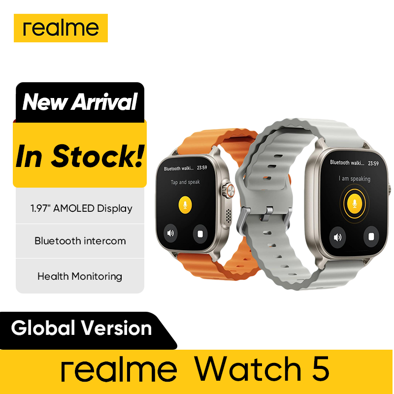 Global Version realme watch 5  - đánh giá và giá Smartwatch Face
