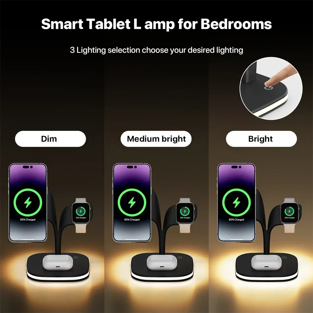 Magnetic 3 in 1 Wireless Charg - đánh giá và giá Wireless Charger Watch