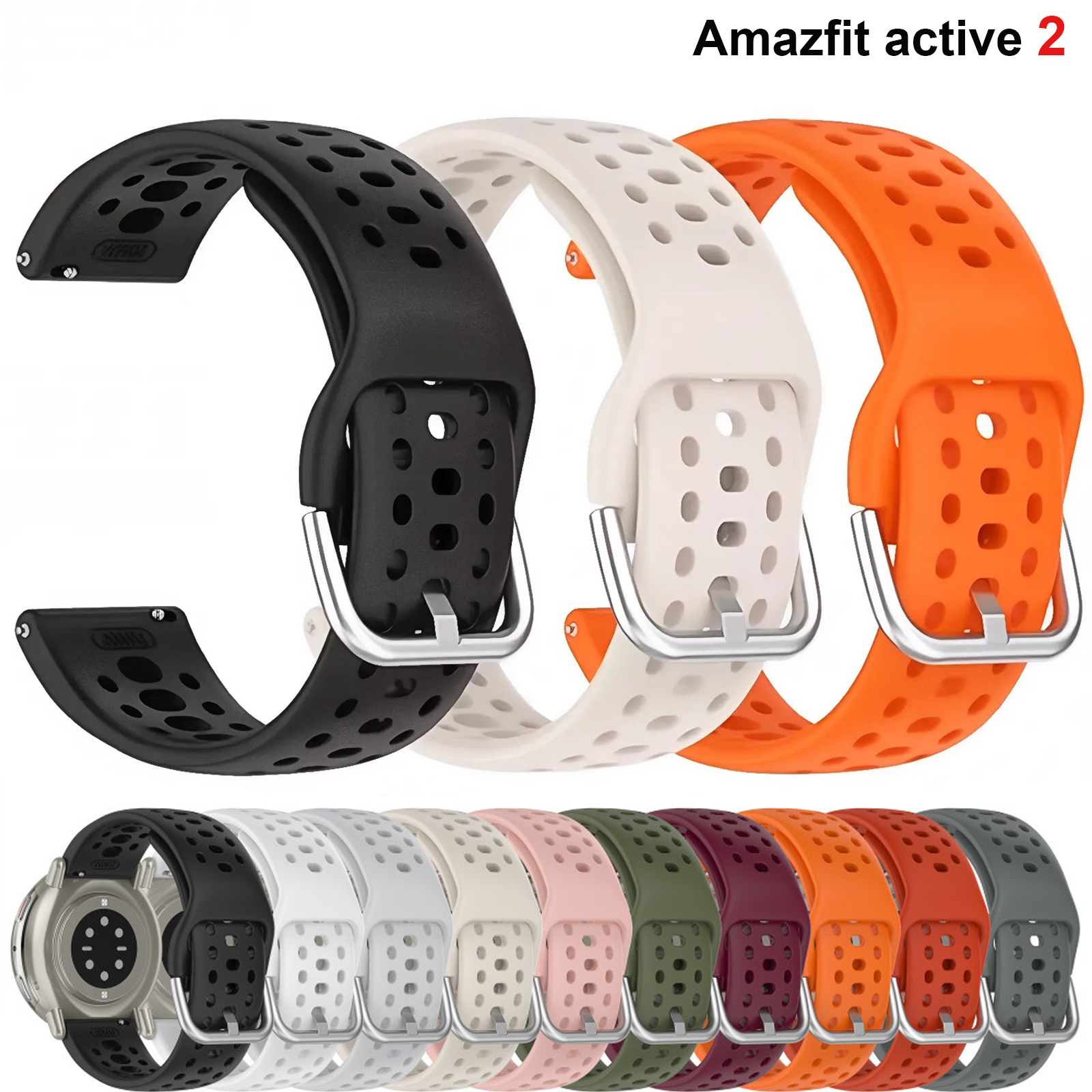 20mm Strap For Amazfit active  - đánh giá và giá Titan Smartwatch Accessories