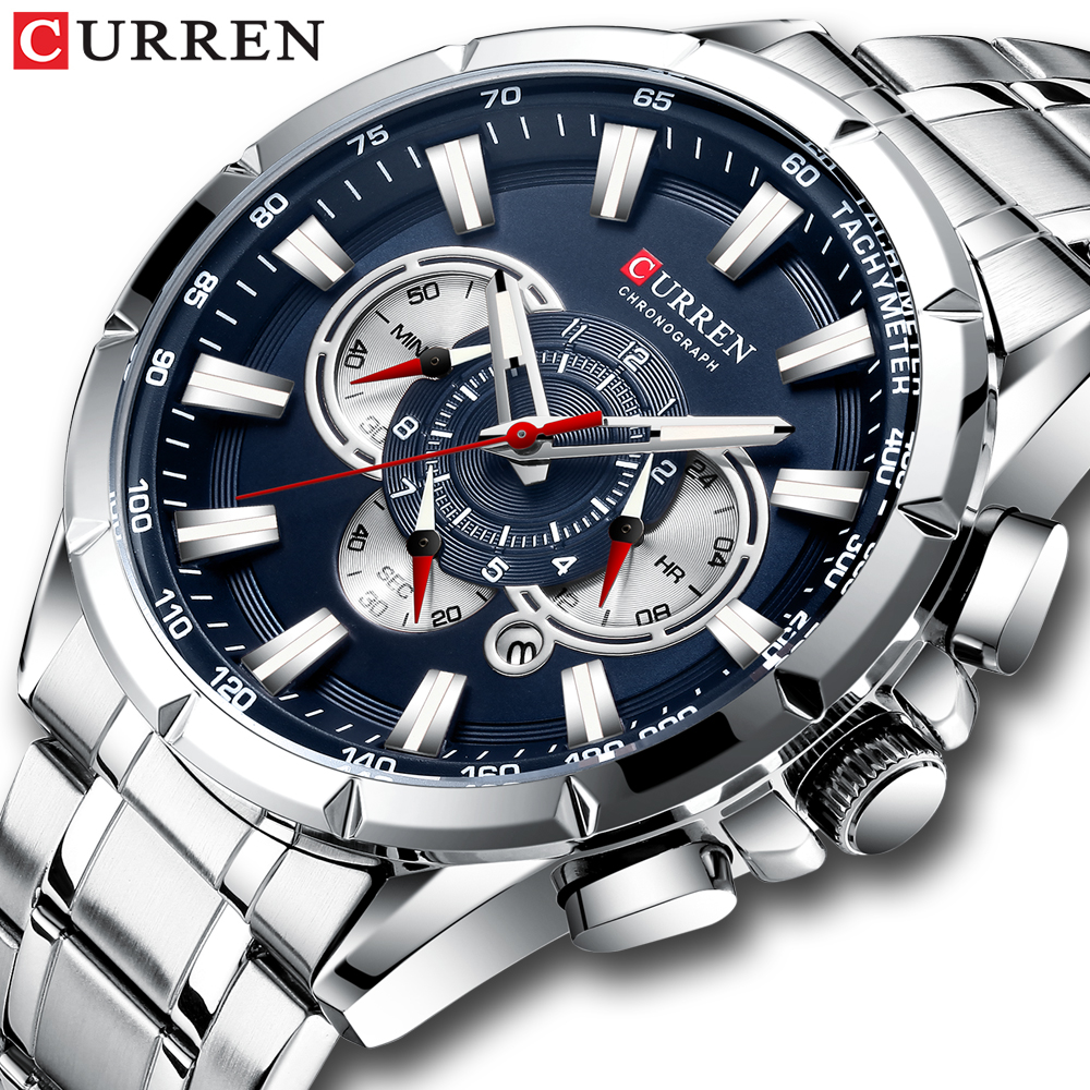 CURREN New Casual Sport Chrono - đánh giá và giá Smartwatch Guess