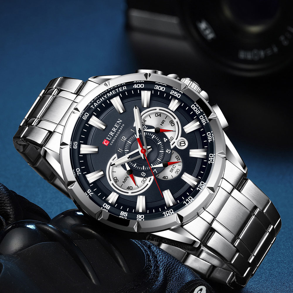 CURREN New Casual Sport Chrono - đánh giá và giá Smartwatch Guess