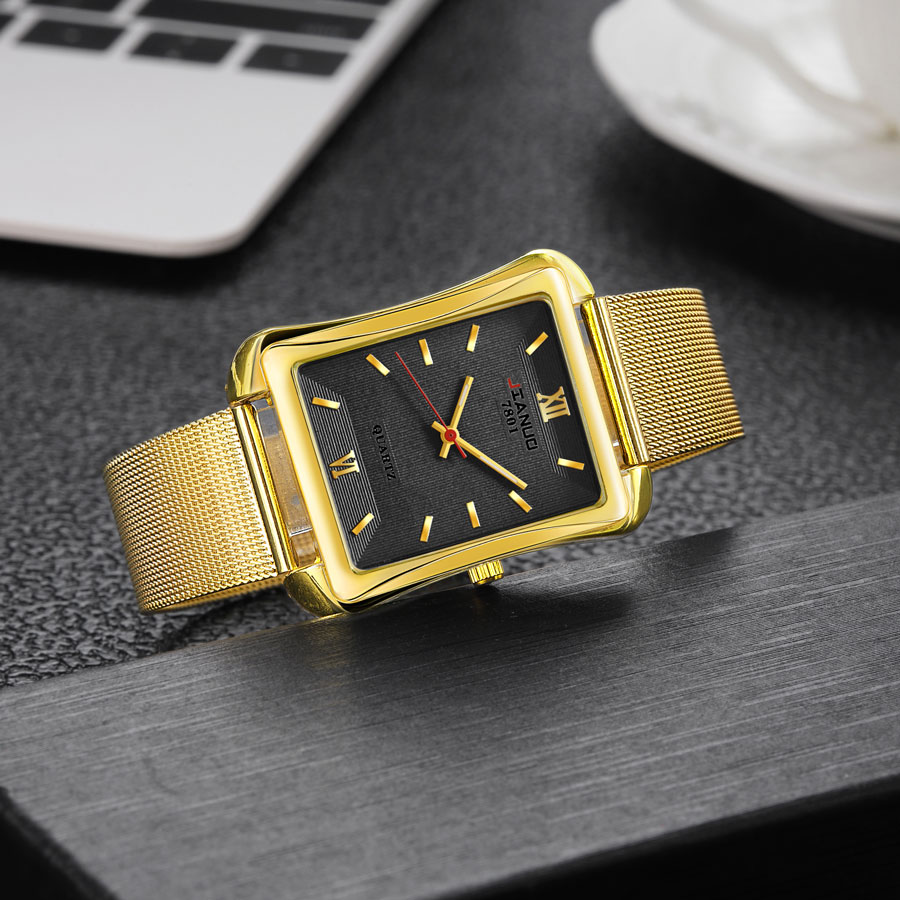 2024 New Trendy Men's Square W - đánh giá và giá Stainless Mesh Band