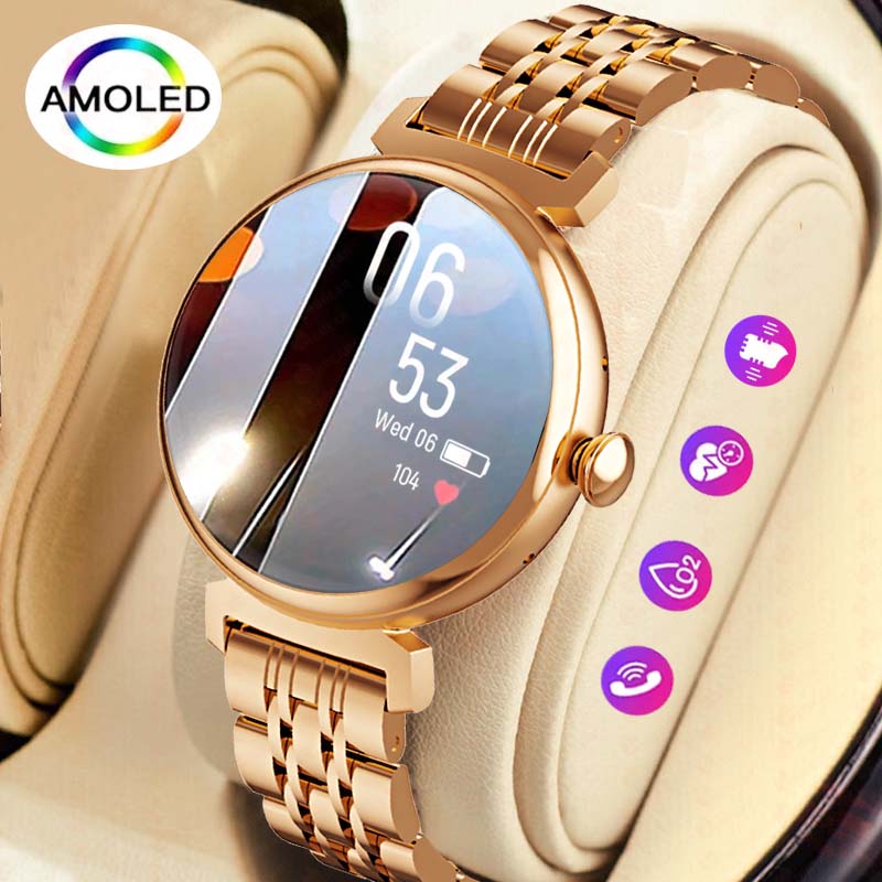 1.04 inch AMOLED Screen Fashio - đánh giá và giá Smartwatch Face