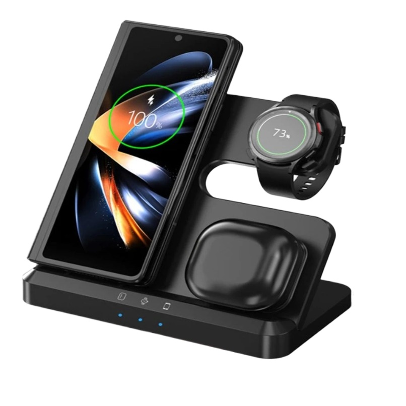 3 in 1 Wireless Charger Statio - đánh giá và giá Wireless Charger Watch