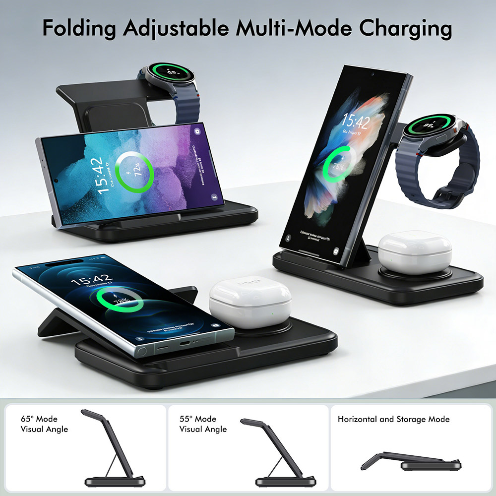 3 in 1 Wireless Charger Stand  - đánh giá và giá Wireless Charger Watch