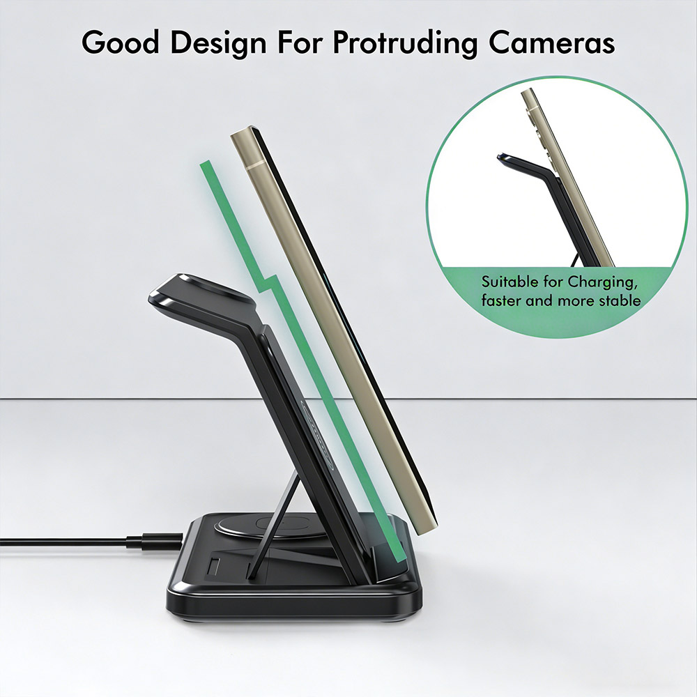 3 in 1 Wireless Charger Stand  - đánh giá và giá Wireless Charger Watch
