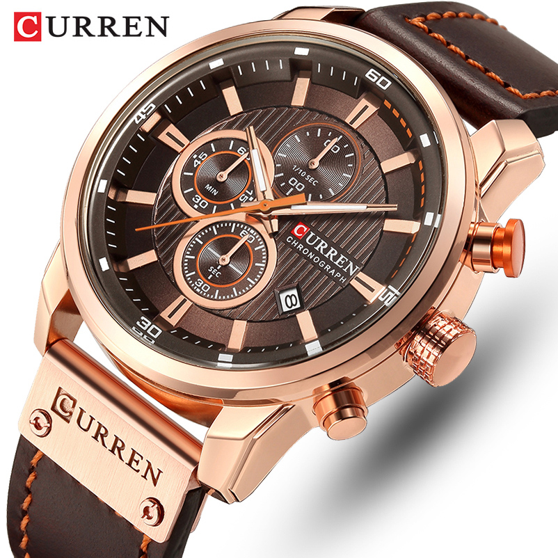 CURREN Brand Watch Men Leather - đánh giá và giá Smartwatch Guess