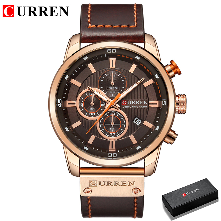 CURREN Brand Watch Men Leather - đánh giá và giá Smartwatch Guess