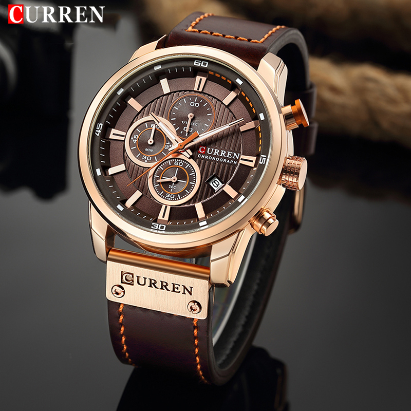 CURREN Brand Watch Men Leather - đánh giá và giá Smartwatch Guess