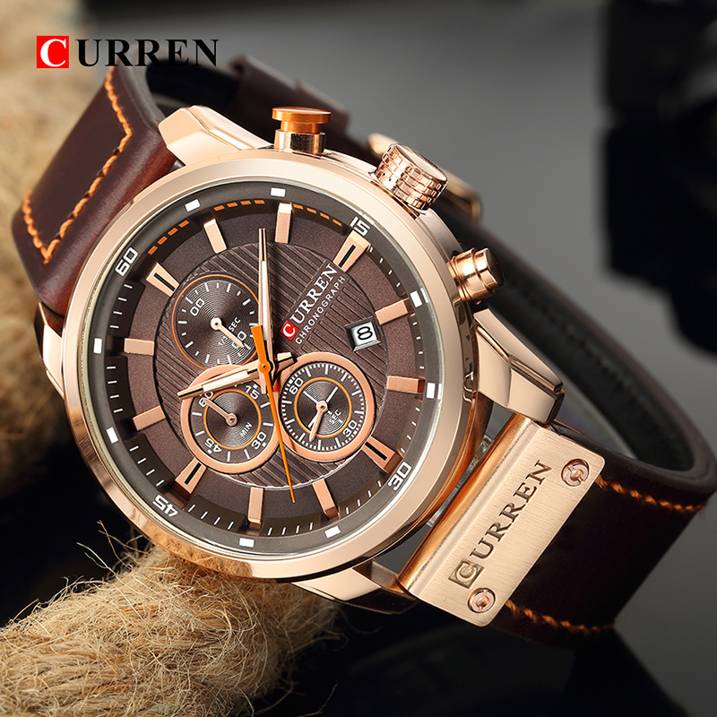 CURREN Brand Watch Men Leather - đánh giá và giá Smartwatch Guess