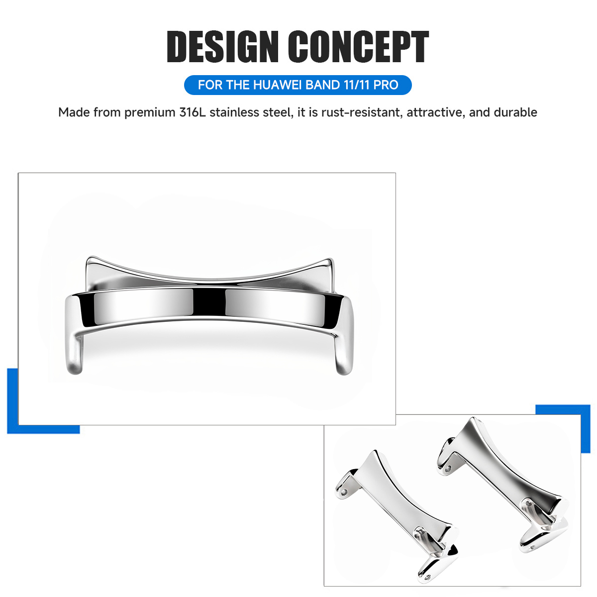 2pcs Adapter for Huawei Watch  - đánh giá và giá Watch Band Connector
