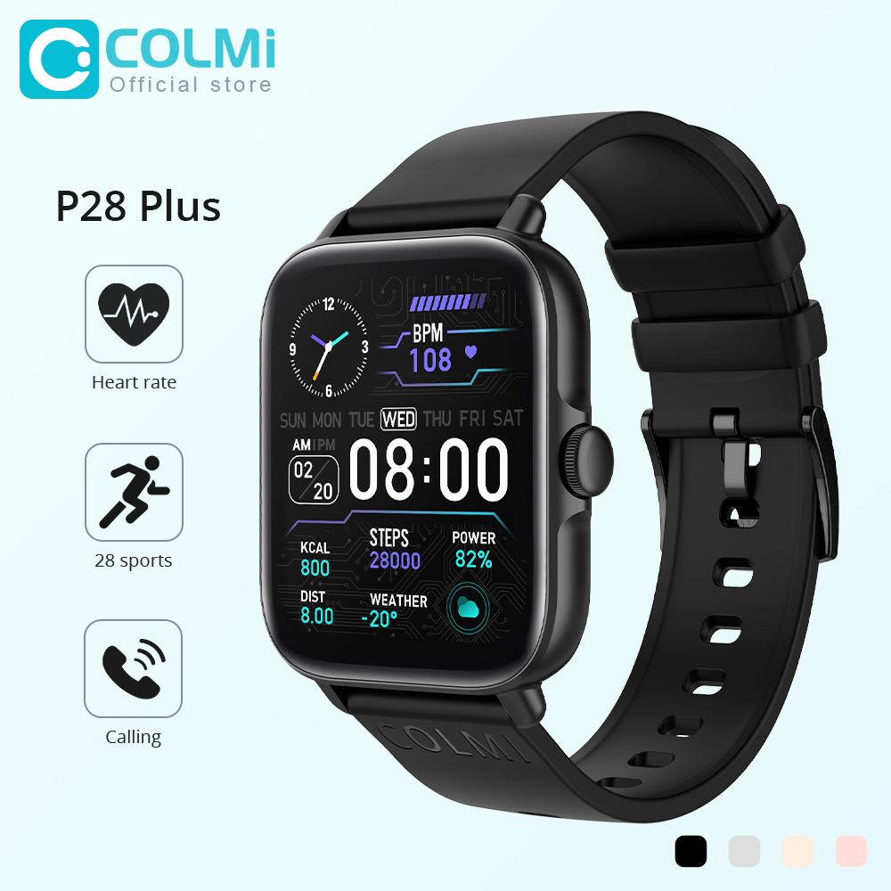COLMI P28 Plus Bluetooth Answe - đánh giá và giá Smartwatch Instagram