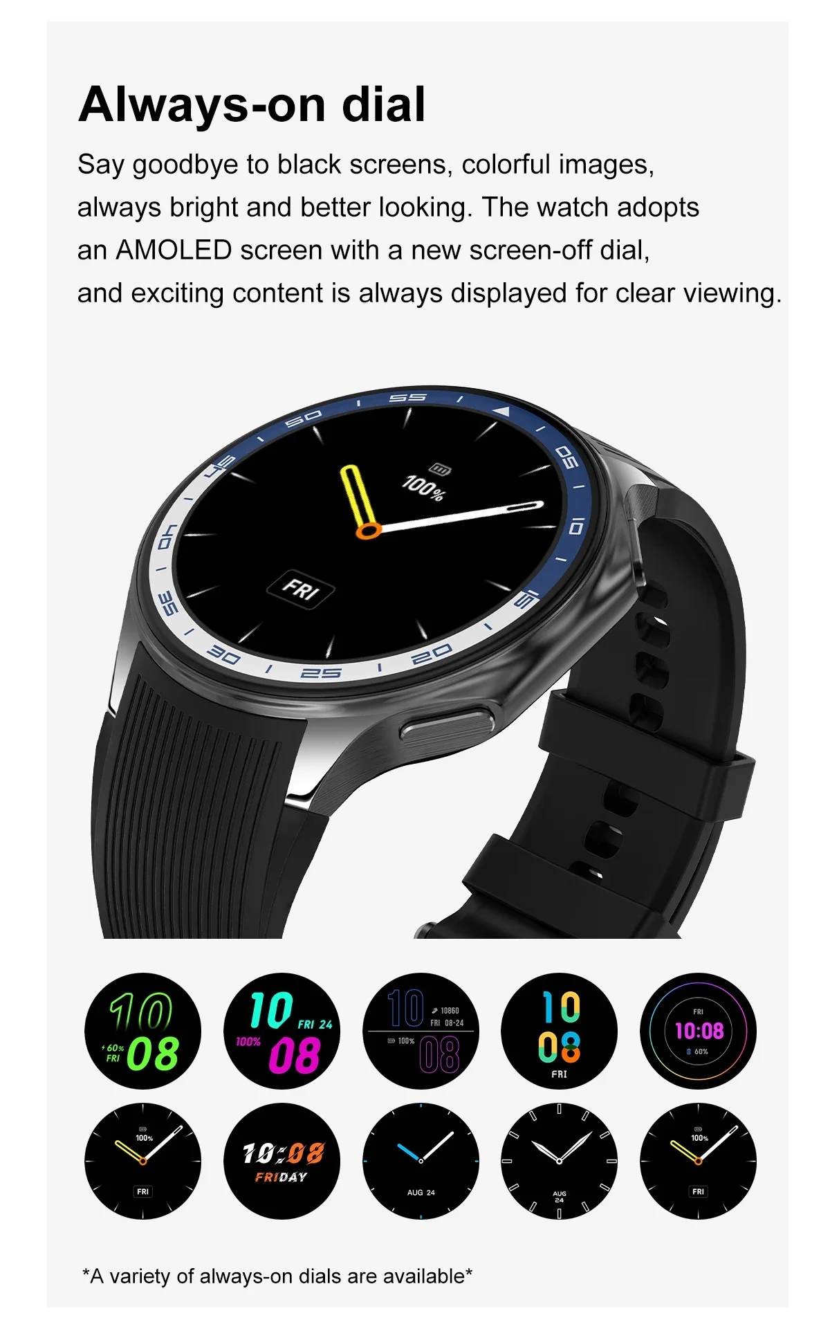 1.43 inch Big Screen Men Women - đánh giá và giá Smartwatch X12