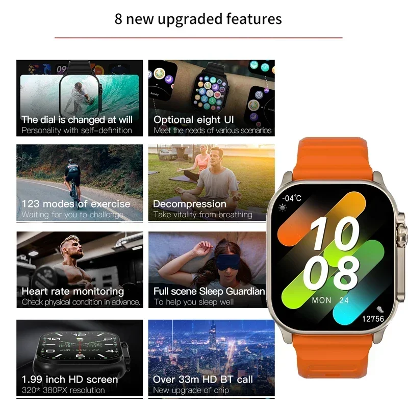 2026 New Smart Watch T900 U2 W - đánh giá và giá Smartwatch Nexus
