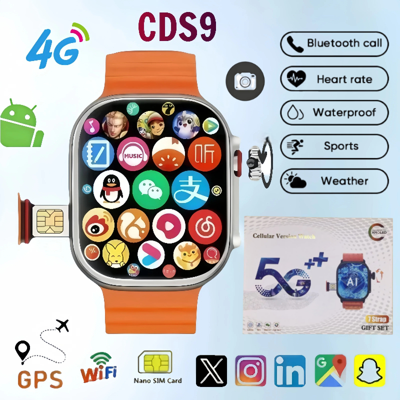 CDS9 Smartwatch Android 4G Net - đánh giá và giá Smartwatch Store